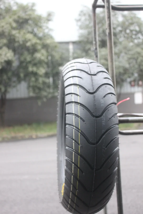 DOT-Approved Scooter Tires - Self-Cleaning Tread Design for Motocycle, 120/70-12 6PR TL Enduro & Hard Pack Terrain-J822