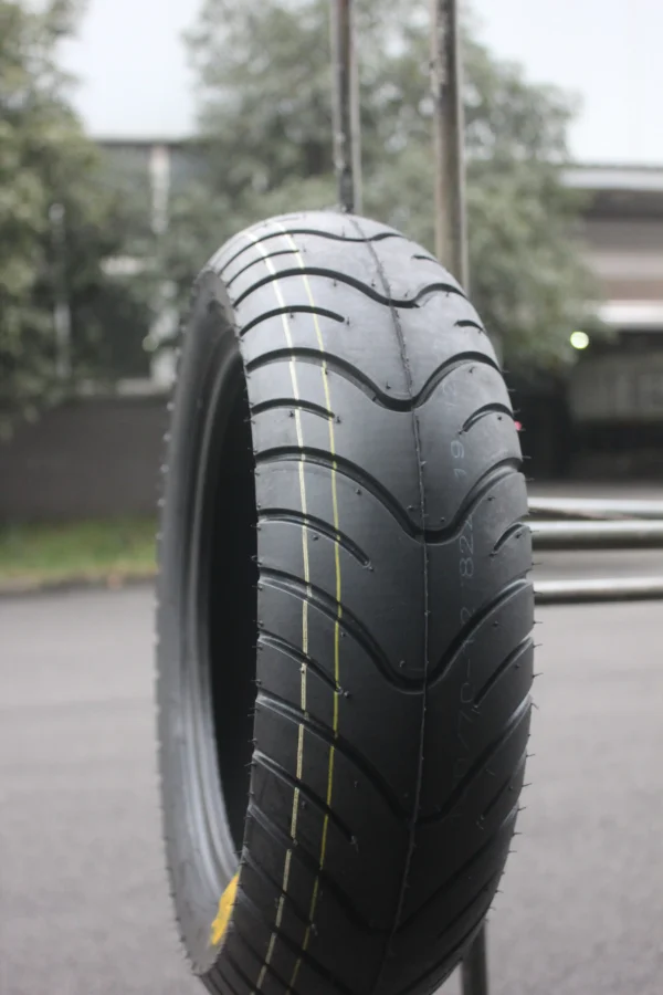 DOT-Approved Scooter Tires - Self-Cleaning Tread Design for Motocycle, 120/70-12 6PR TL Enduro & Hard Pack Terrain-J822