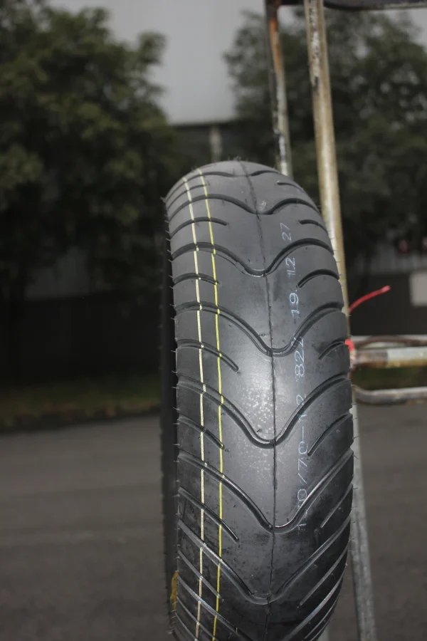 DOT-Approved Scooter Tires - Self-Cleaning Tread Design for Motocycle, 120/70-12 6PR TL Enduro & Hard Pack Terrain-J822