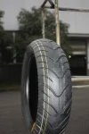 DOT-Approved Scooter Tires - Self-Cleaning Tread Design for Motocycle, 120/70-12 6PR TL Enduro & Hard Pack Terrain-J822