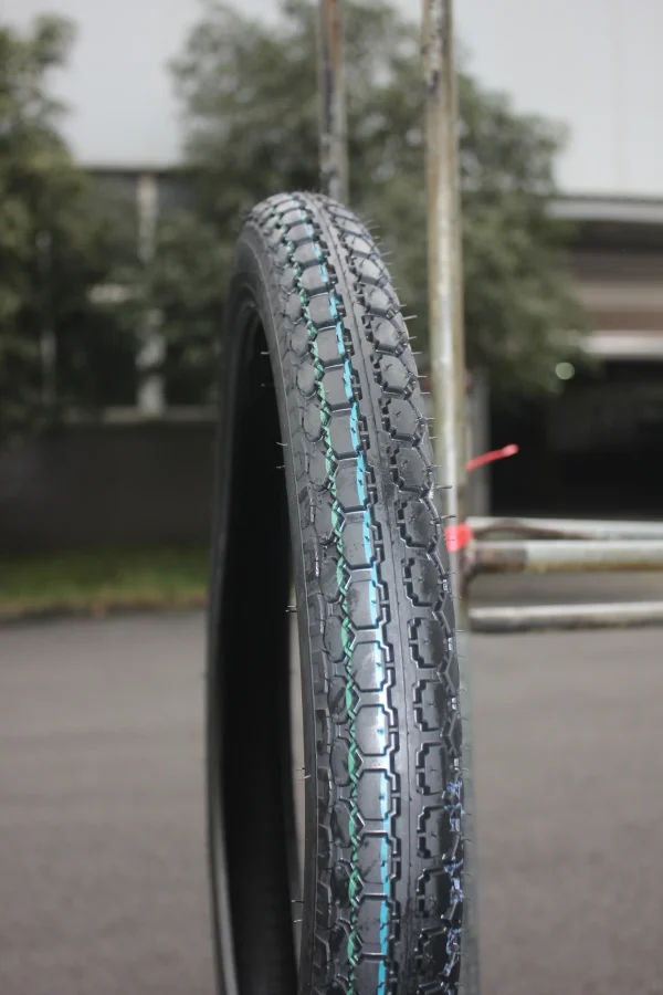 High-Performance Motorcycle Tires 2.25-17 TT/TL - Dual Compound Racing Slick & Deep Groove Design for Superior Grip & Stability-J603