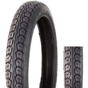 EMARK Approved Motorcycle Tires 2.75-17 TT/TL-Tread Design for Hard Nomal Road Motocycle, Enduro & Hard Pack Terrain-J606