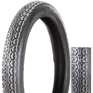 Emark-Approved High Indurace Motorcycle Tires 2.50-17 TT/TL-Tread Design for Hard Nomal Road Motocycle, Enduro & Hard Pack Terrain-J607