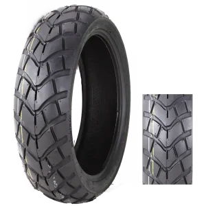E4 Approved Hot Selling Scooter Tires 120/70-12 6PR TL Tubeless Tire Self-Cleaning Tread Design for Motocycle, Enduro & Hard Pack Terrain-J823