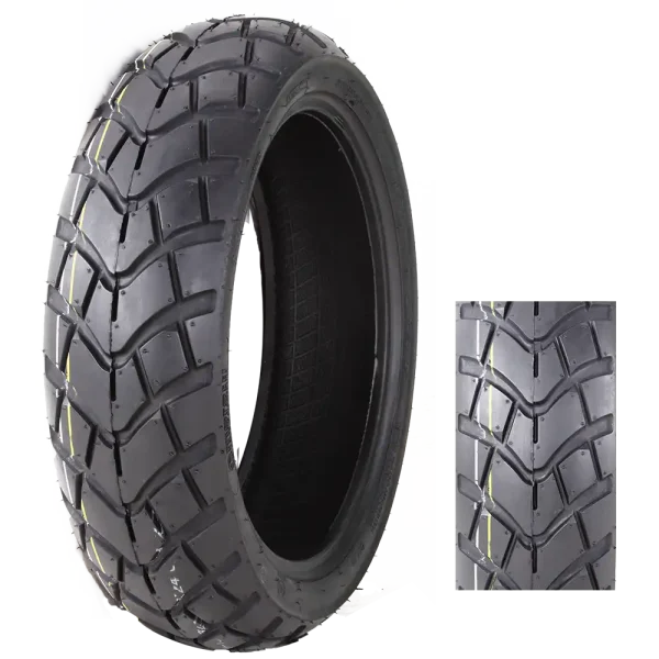 E4 Approved Hot Selling Scooter Tires 120/70-12 6PR TL Tubeless Tire Self-Cleaning Tread Design for Motocycle, Enduro & Hard Pack Terrain-J823