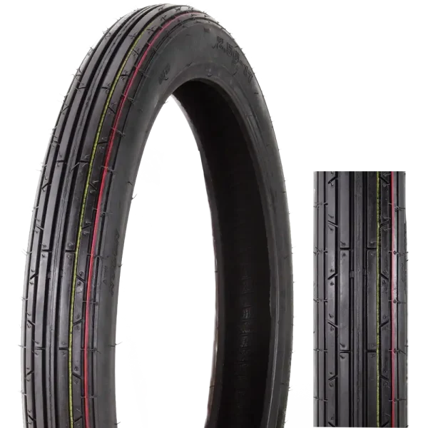 Front Tire 2.50-17 ISO9001 Factory Tube Tyre 4PR TT For Street Road OEM-J639