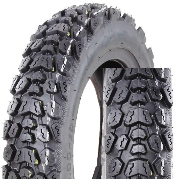 Scooter Tire 3.00-10  ISO9001 Factory Tubeless Tyre 6PR TL OEM Brand-J645