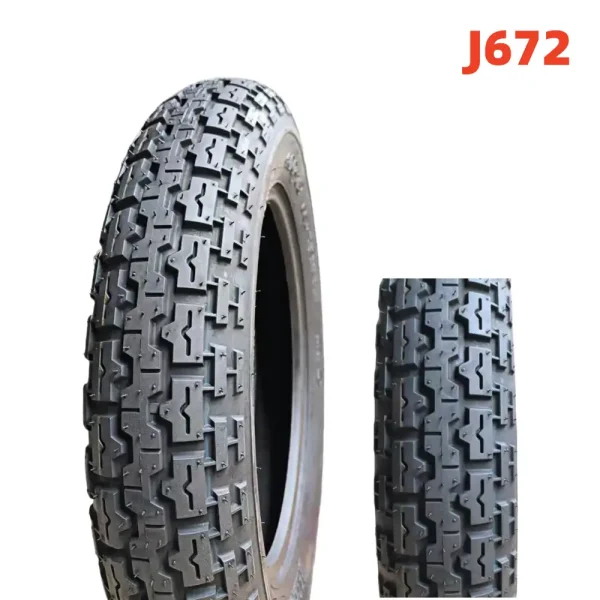Special Discount Manufacturer Supply Tire 12 Inch 3.75-12  4PRTT Light Capacity Electric Motorcycle Tube Tire-J672
