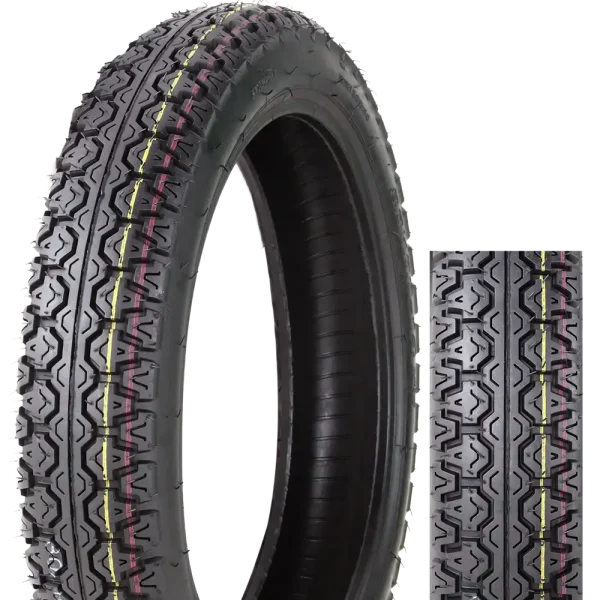 Brazil Hot Sell Tube Tire For Motorcycle 80/100-14 6PR TT Enhanced 6PR TT And Strong To Use With Inner Tube Popular Design-J827