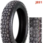 Anti-Slip Motorcycle Tire 3.00-18 - 6PR TT Sports Tire Stable and Suitable For Off-Road Two Wheel Motorcycle-J851