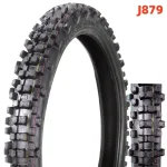 34 years Manufacture Supply Motorcycle Bias Tyre Muddy Front Pattern 10mm 14mm 17mm Depth 80/100-19 4PR/6PR TT Rim 1.85*19 Pneumatic Tire -J879