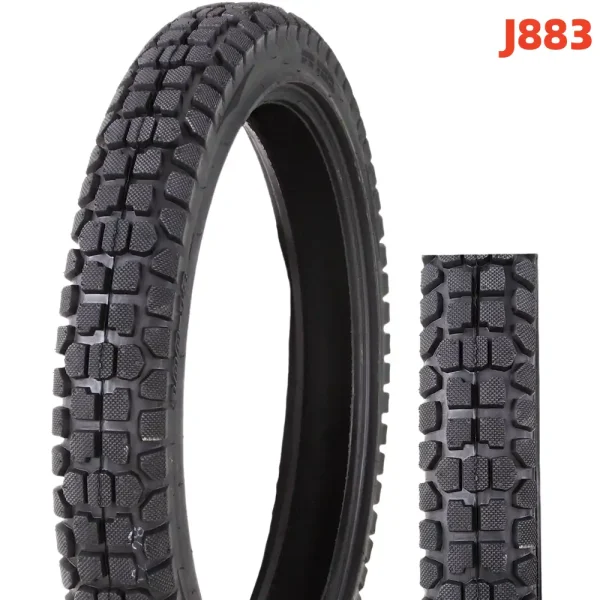 High Traction Dirt Bike Tire 3.00-18 8PR TL Carrystone Strong Carry Pneumatic Tyre For Wholesale -J883